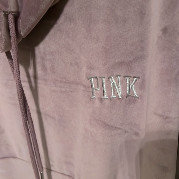 PINK oversized velour top - Picture 2 of 4
